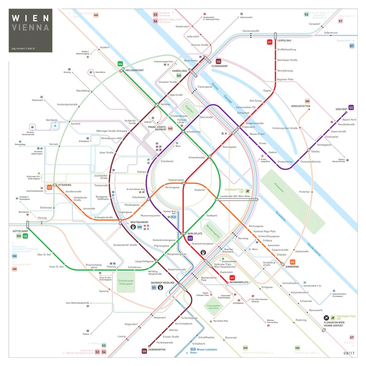 Mapa ng u4 Vienna