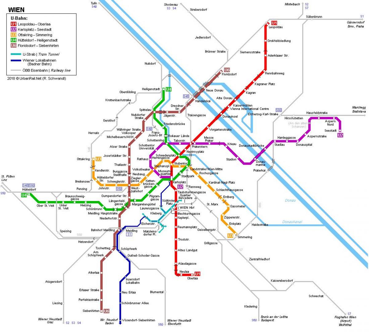 Mapa ng uban Wien