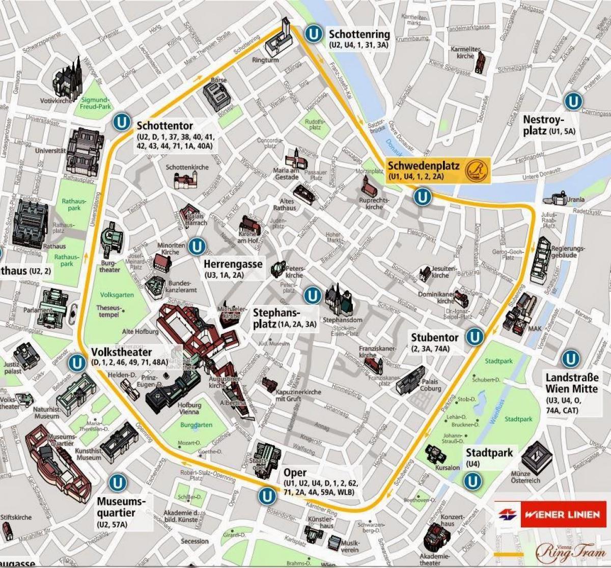 Vienna bagon mapa 2016