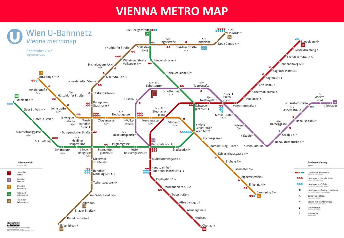 Mapa ng Vienna metro app