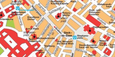 Vienna centrum mapa