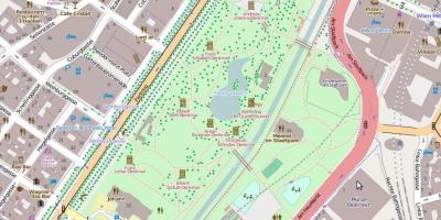 Mapa ng stadtpark Vienna
