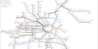 Vienna strassenbahn mapa