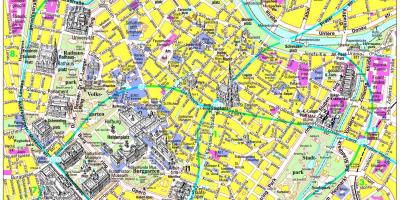 Vienna mga lugar upang bisitahin ang mapa