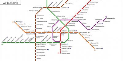 Mapa ng u Vienna
