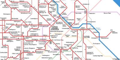 Vienna tren mapa