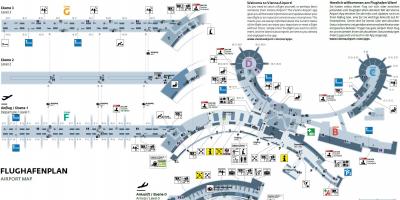 Vienna Austria airport mapa