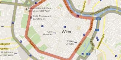 Vienna ika-7 distrito ng mapa